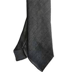 Solid Wool Tie - Untipped - Grey