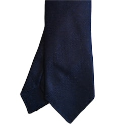 Regimental Wool Tie - Untipped - Light Navy Blue