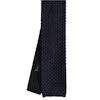 Solid Knitted Wool Tie - Navy Blue