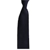 Solid Knitted Wool Tie - Navy Blue