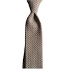 Solid Knitted Wool Tie - Beige