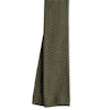 Solid Knitted Silk Tie - Olive Green