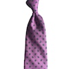 Paisley Shantung Silk Tie - Purple/Green