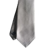 Small Square Silk Tie - Silver