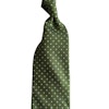 Pindot Printed Silk Tie - Light Green/White