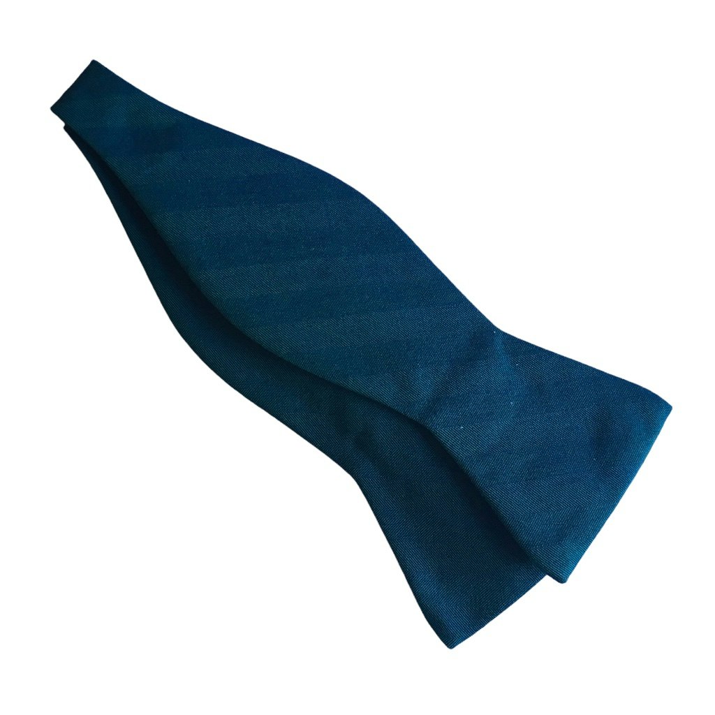 Solaro Cotton/Wool Bow Tie - Dark Green