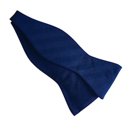 Solaro Cotton/Wool Bow Tie - Navy Blue