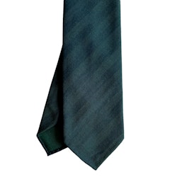 Solaro Wool/Cotton Tie - Untipped - Dark Green