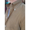 Enfärgad Babycord Skjorta - Button Down - Camel/Beige