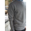 Chunky Cashmere/Wool Crewneck Pullover - Grey