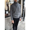 Chunky Cashmere/Wool Rollneck Pullover - Grey