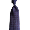 Floral Ancient Madder Silk Tie - Untipped - Blue/Purple