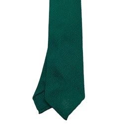 Solid Wool Grenadine Tie - Untipped - Green