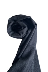 Thin Herringbone Cashmere Scarf - Dark Grey