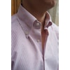 University Stripe Oxford Button Down Shirt - Burgundy/White