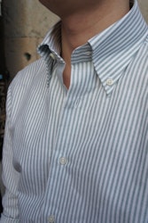University Stripe Oxford Button Down Shirt - Green/White