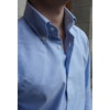Solid Pinpoint Oxford Button Down Shirt - Light Blue