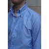 Enfärgad Oxfordskjorta Pinpoint Button Down - Ljusblå