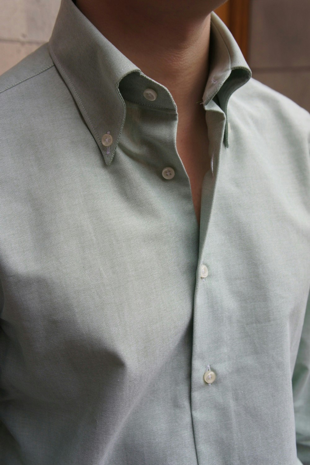 Solid Pinpoint Oxford Button Down Shirt - Green - Granqvist - Ties ...