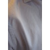 Enfärgad Fiskbensmönstrad Twillskjorta med cutaway -krage - Vit