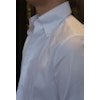 Solid Herringbone Twill Shirt - Button Down - White