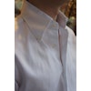 Solid Herringbone Twill Shirt - Button Down - White