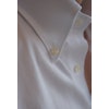 Enfärgad Royale Twillskjorta - Button Down - Vit