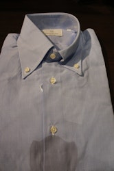 Small Check Shirt - Light Blue/White