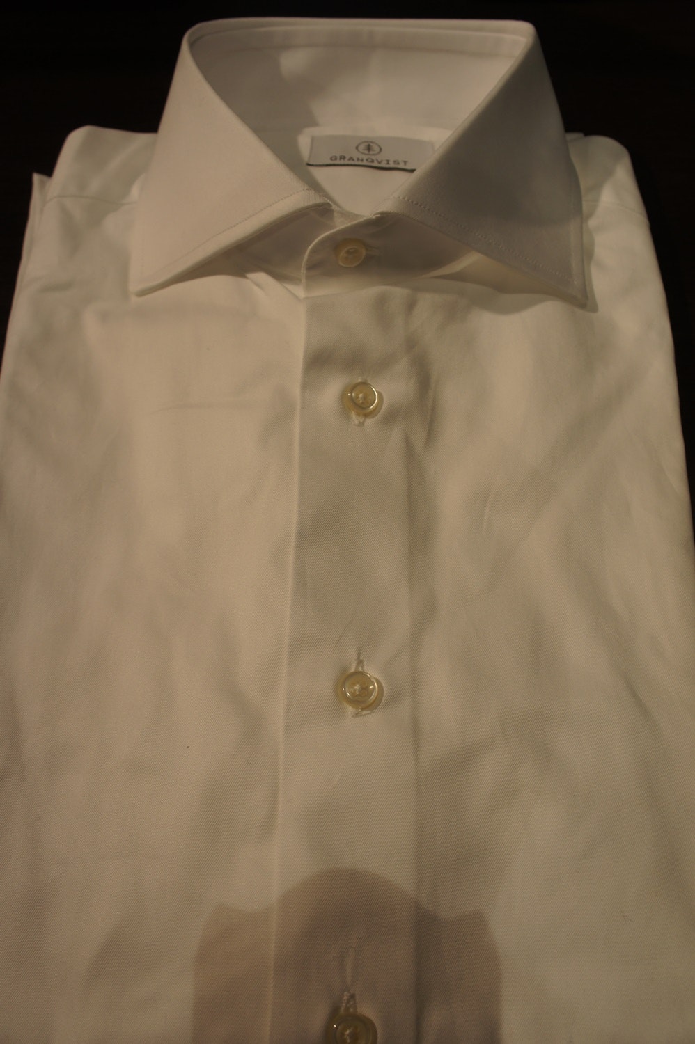 Solid Twill Shirt - White