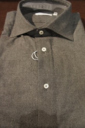 Solid Flannel Shirt - Dark Grey