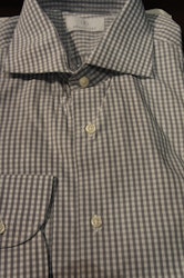 Check Poplin Shirt - Grey/White