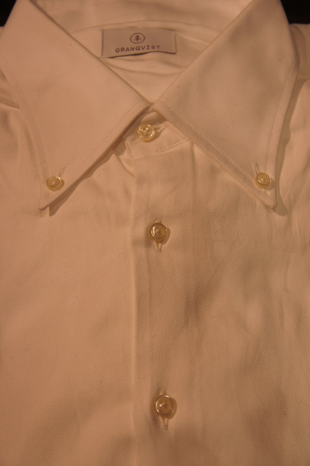 Solid Oxford Shirt - White
