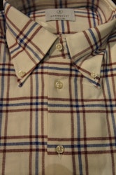 Check Flannel Shirt - White/Blue/Cerise