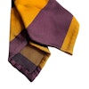 Silk Regimental Blockstripe Untipped - Yellow/Burgundy/Lilac