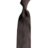Solid Silk Grenadine Grossa Tie - Untipped - Brown