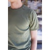 Knitted T-Shirt - Olive Green