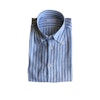 Bengal Stripe Linen Shirt - Button Down - Light Blue/White