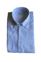 Solid Linen Shirt - Button Down - White