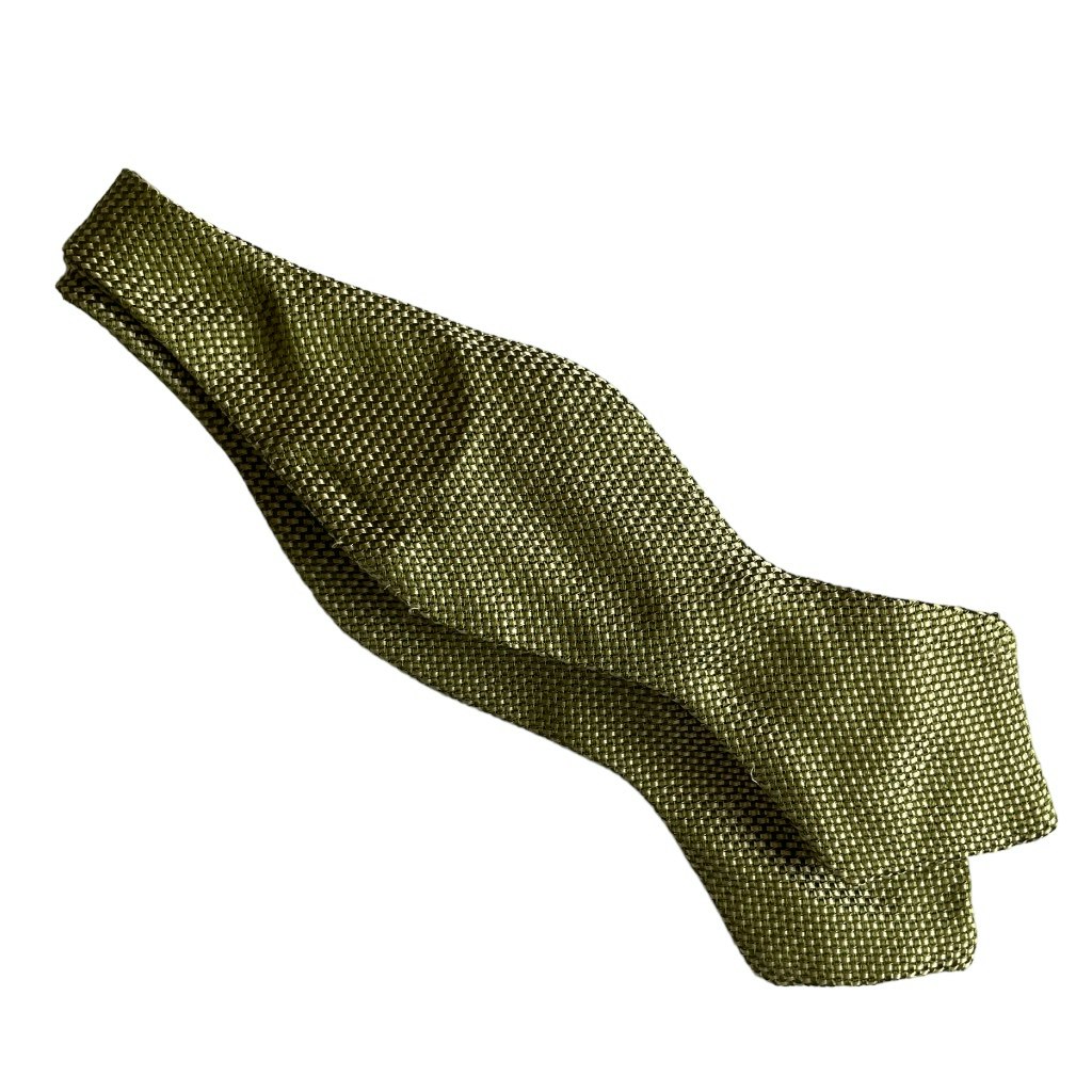 Garza Silk Bow Tie - Light Green