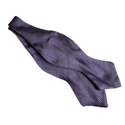Garza Silk Bow Tie - Purple/Navy Blue