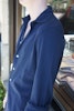 Pikéskjorta med lång ärm - Marinblå