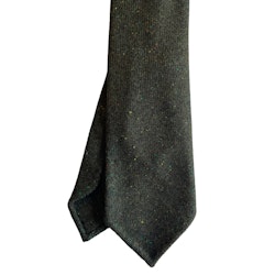 Donegal Cashmere Tie - Untipped - Olive Green