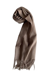 Solid Cashmere Scarf - Beige