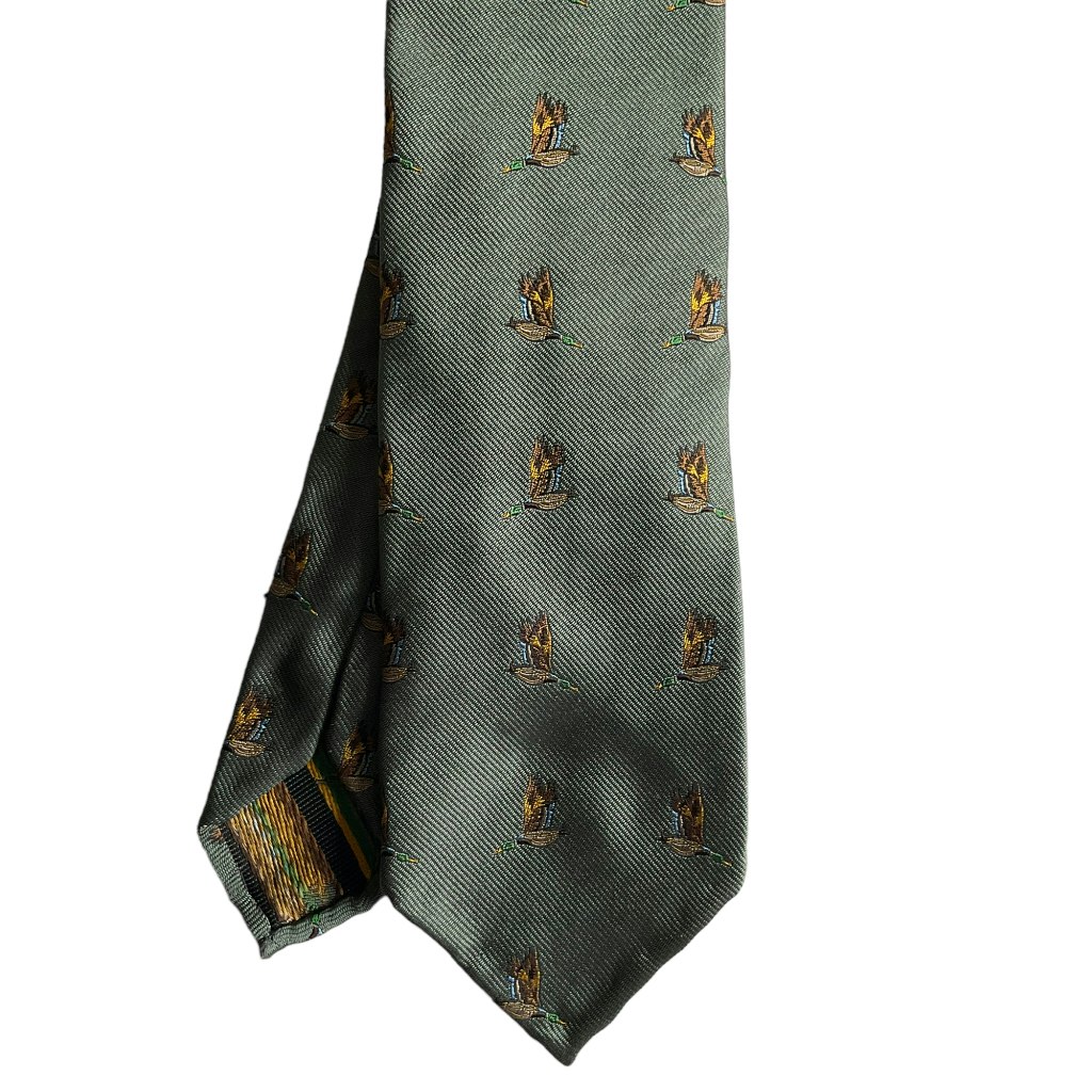 Duck Silk Tie - Untipped - Pale Green