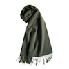 Solid Wool Scarf - Olive Green