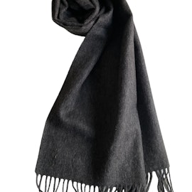 Solid Wool Scarf - Charcoal