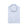 Premium Striped Twill Shirt - Cutaway - Light Blue/White