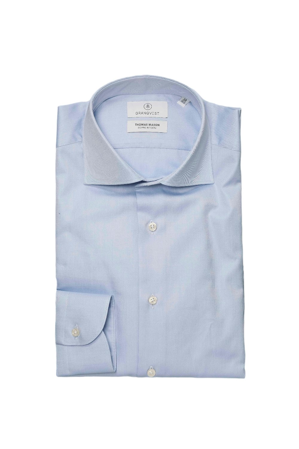 Premium Solid Twill Shirt - Cutaway - Light Blue