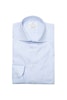 Premium Hundtandsskjorta - Cutaway - Ljusblå/Vit