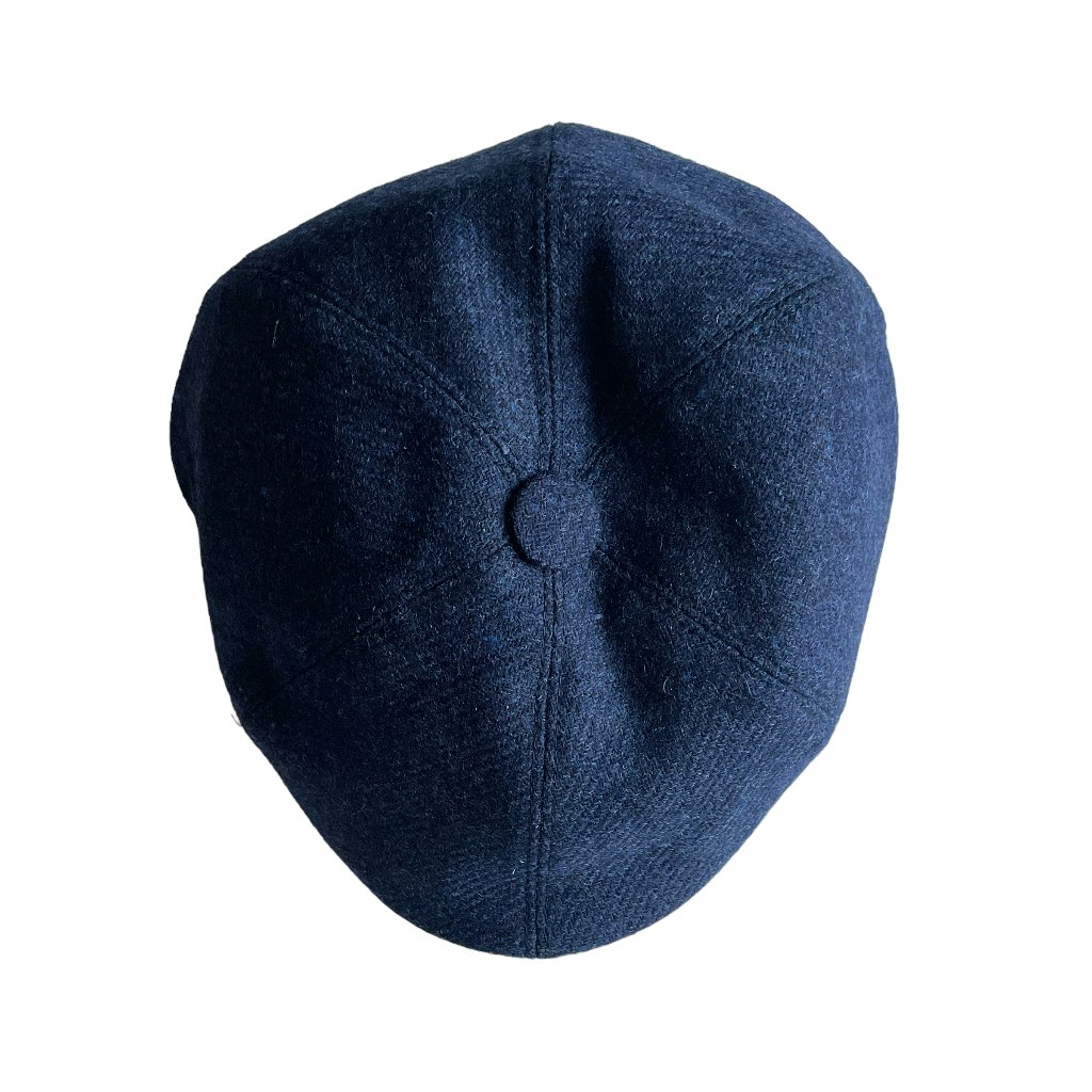 Flat Cap Wool - Navy blue